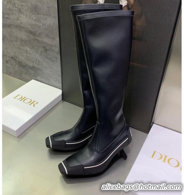 Top Grade Dior D-Motion Heeled Boot Black 21015057