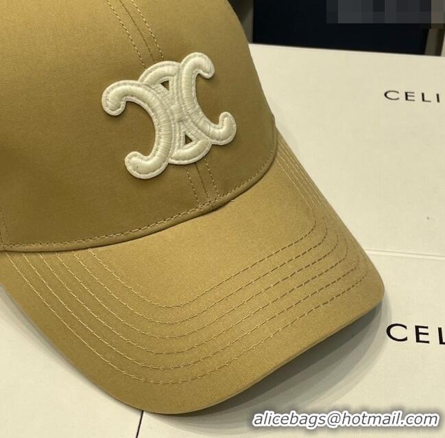 Famous Brand Celine Baseball Hat C42808 Brown 2023