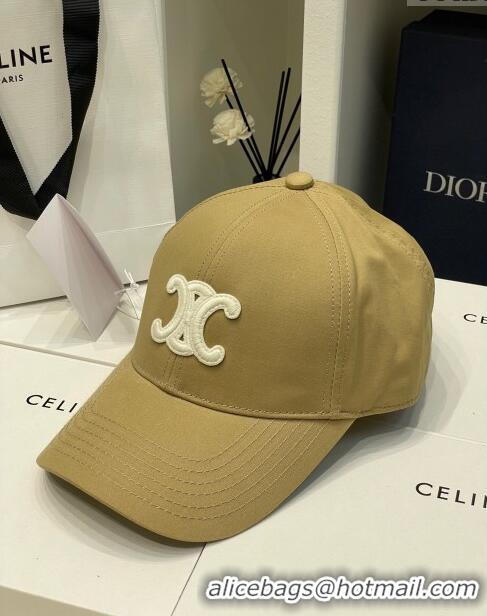 Famous Brand Celine Baseball Hat C42808 Brown 2023