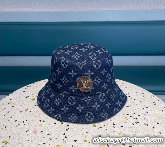 Famous Brand Louis Vuitton Denim Bucket Hat 051201 2023