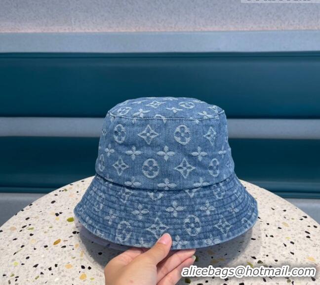 Famous Brand Louis Vuitton Denim Bucket Hat 051201 2023