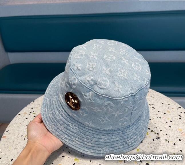 Famous Brand Louis Vuitton Denim Bucket Hat 051201 2023