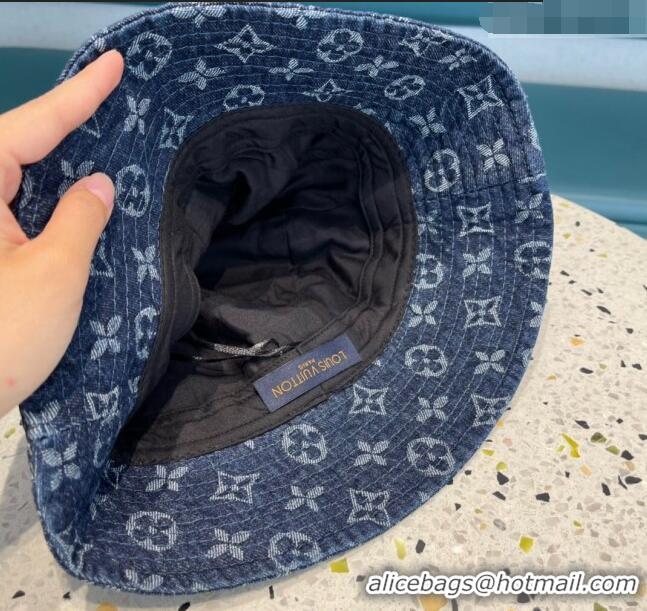 Famous Brand Louis Vuitton Denim Bucket Hat 051201 2023