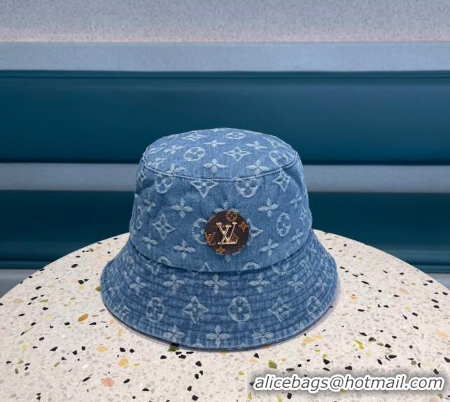 Famous Brand Louis Vuitton Denim Bucket Hat 051201 2023