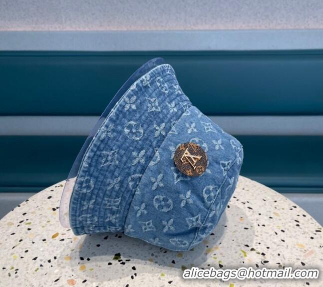 Famous Brand Louis Vuitton Denim Bucket Hat 051201 2023