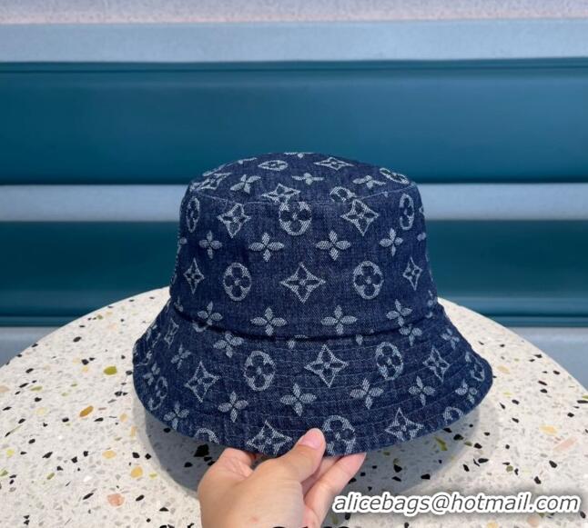 Famous Brand Louis Vuitton Denim Bucket Hat 051201 2023