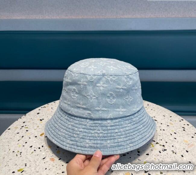 Famous Brand Louis Vuitton Denim Bucket Hat 051201 2023