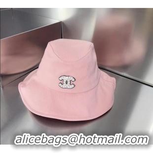 Good Taste Chanel Canvas Bucket Hat 051201 Pink 2023