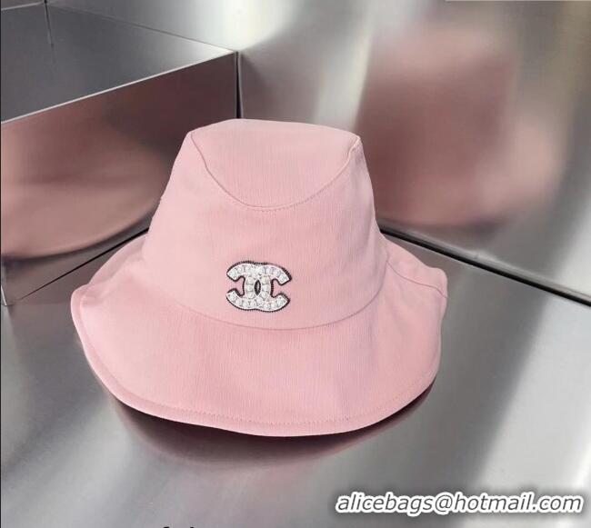 Good Taste Chanel Canvas Bucket Hat 051201 Pink 2023