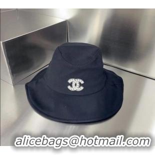 Trendy Design Chanel Canvas Bucket Hat 051201 Black 2023