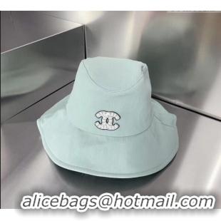 Low Cost Chanel Canvas Bucket Hat 051201 Green 2023