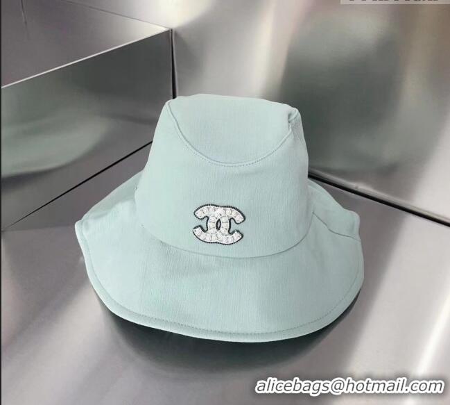 Low Cost Chanel Canvas Bucket Hat 051201 Green 2023