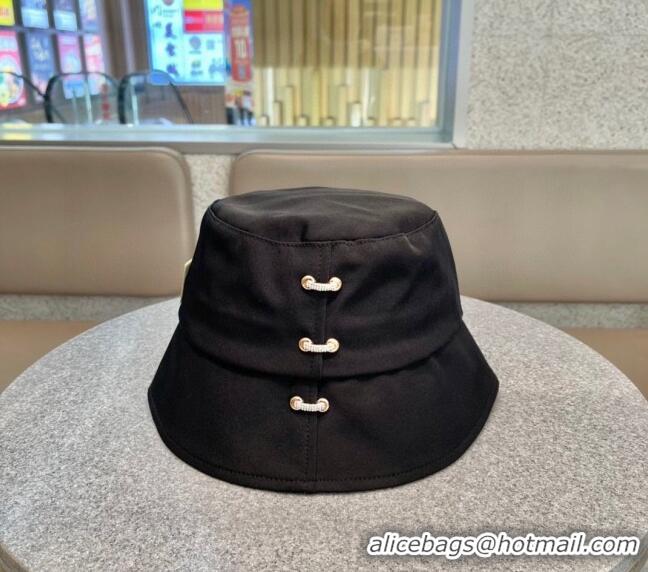 Well Crafted Chanel CC Patch Bucket Hat 0512 Black 2023