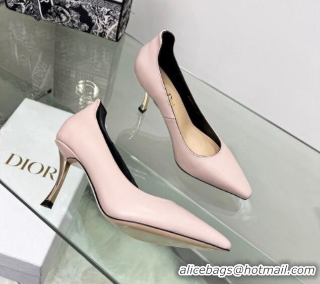 Pretty Style Dior D-Fame Calfskin Pumps 8cm Light Pink 2120210