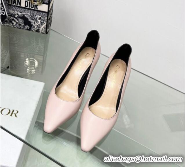 Pretty Style Dior D-Fame Calfskin Pumps 8cm Light Pink 2120210