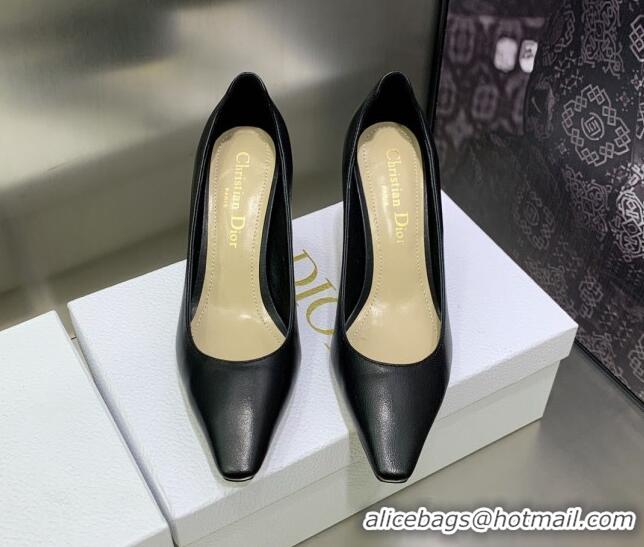 Popular Style Dior D-Fame Calfskin Pumps 8cm Black 2120213