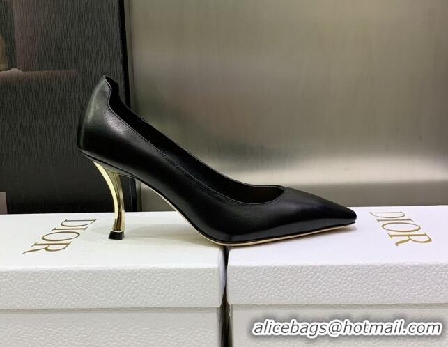 Popular Style Dior D-Fame Calfskin Pumps 8cm Black 2120213