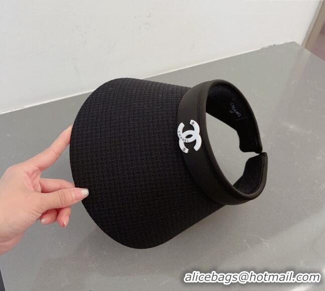 Cheapest Chanel Visor Hat 051207 Black 2023