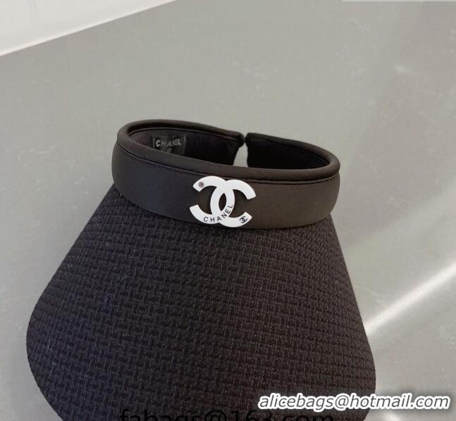 Cheapest Chanel Visor Hat 051207 Black 2023