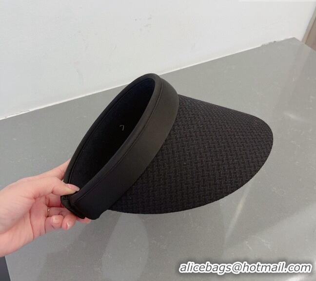 Cheapest Chanel Visor Hat 051207 Black 2023