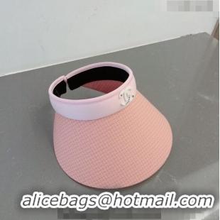 Well Crafted Chanel Visor Hat 051207 Pink 2023