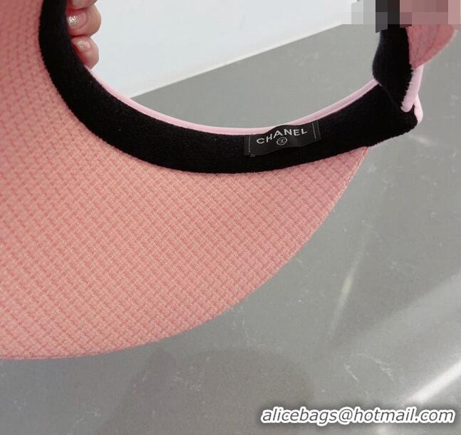 Well Crafted Chanel Visor Hat 051207 Pink 2023