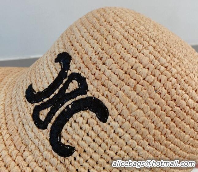 Reasonable Price Celine Triomphe Raffia Straw Bucket Hat 0512 2023