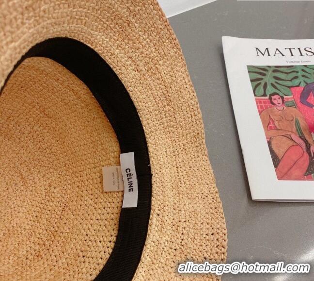 Reasonable Price Celine Triomphe Raffia Straw Bucket Hat 0512 2023