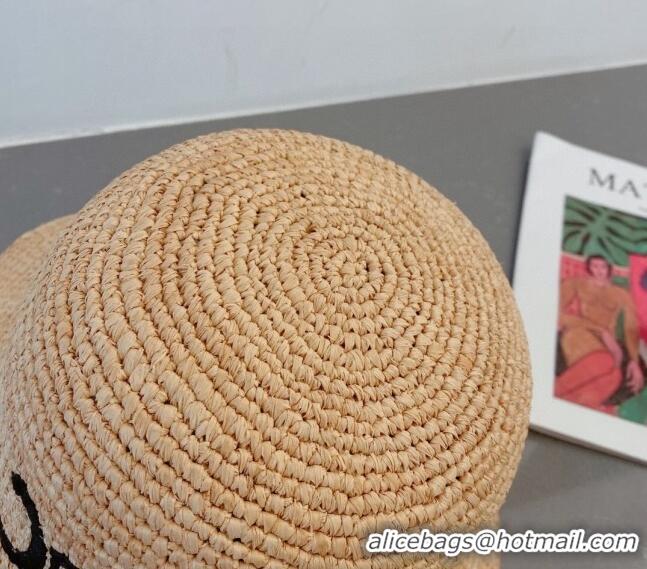 Reasonable Price Celine Triomphe Raffia Straw Bucket Hat 0512 2023