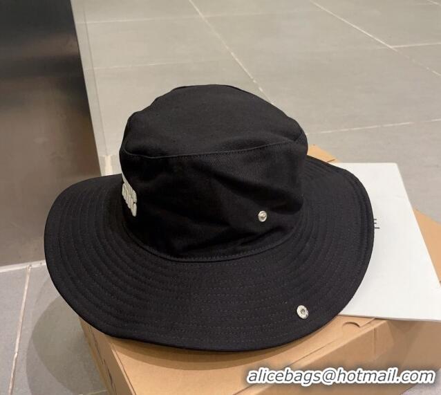 Buy Inexpensive Miu Miu Wide Brim Hat 051202 Black 2023