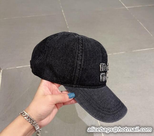 Grade Design Miu Miu Denim Bucket Hat 051209 Black 2023