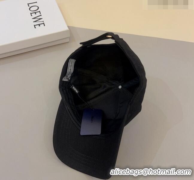 Traditional Discount Prada Baseball Hat 051210 Black 2023