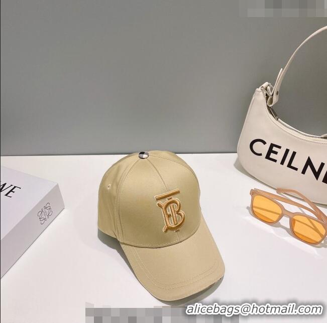 Top Quality Burberry TB Baseball Hat 0512 Beige 2023