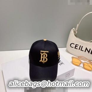 Famous Brand Burberry TB Baseball Hat 0512 Black 2023