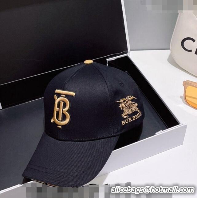 Famous Brand Burberry TB Baseball Hat 0512 Black 2023