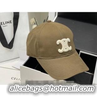 Top Design Celine Baseball Hat 051211 Khaki 2023