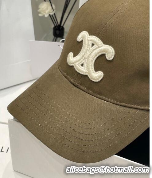 Top Design Celine Baseball Hat 051211 Khaki 2023