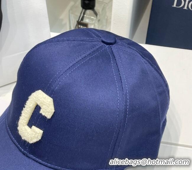 New Fashion Celine C Baseball Hat 051212 Royal Blue 2023