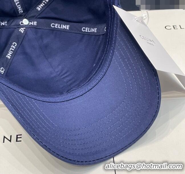 New Fashion Celine C Baseball Hat 051212 Royal Blue 2023