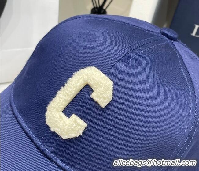 New Fashion Celine C Baseball Hat 051212 Royal Blue 2023