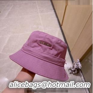 Grade Quality Jacquemus Canvas Bucket Hat 0512 Purple 2023