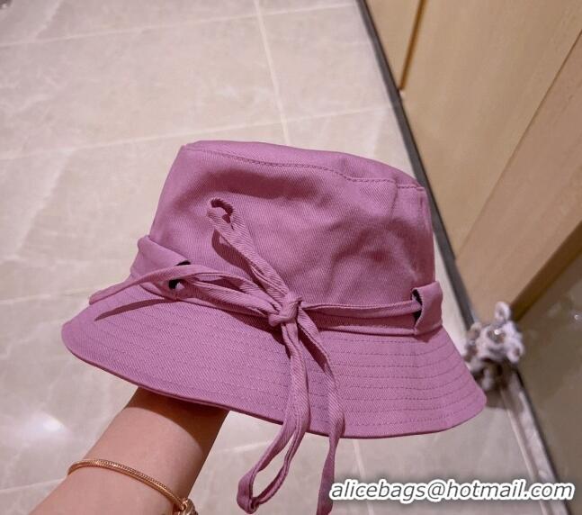 Grade Quality Jacquemus Canvas Bucket Hat 0512 Purple 2023