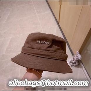 Grade Design Jacquemus Canvas Bucket Hat 0512 Brown 2023