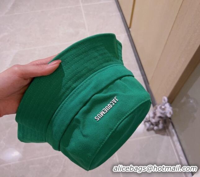 Promotional Jacquemus Canvas Bucket Hat 0512 Green 2023