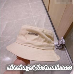 Low Price Jacquemus Canvas Bucket Hat 0512 Beige 2023