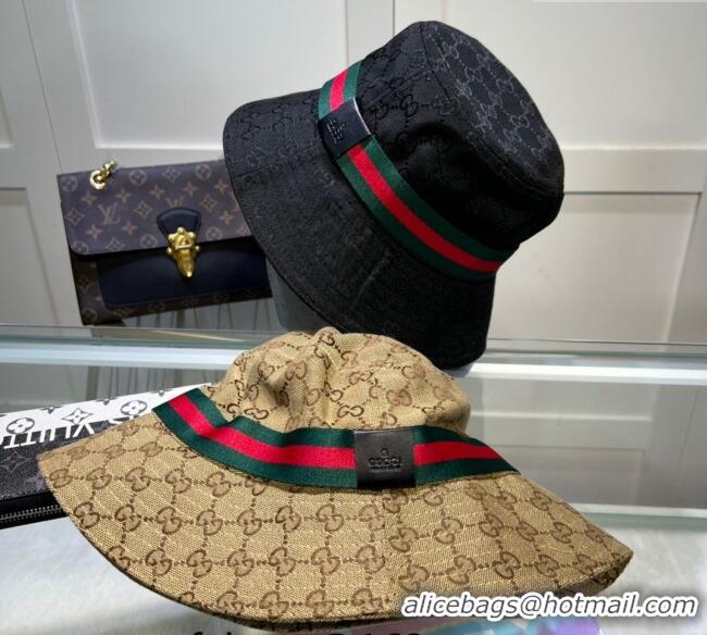 New Fashion Gucci GG Canvas Bucket Hat 0512 Beige 2023