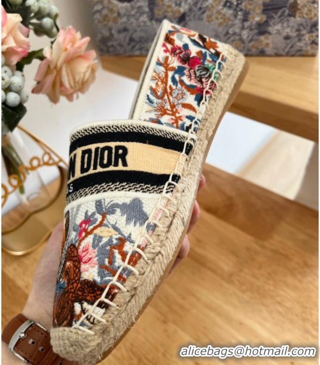 Best Price Dior Espadrilles in Jardin d'Hiver Embroidery 2122651