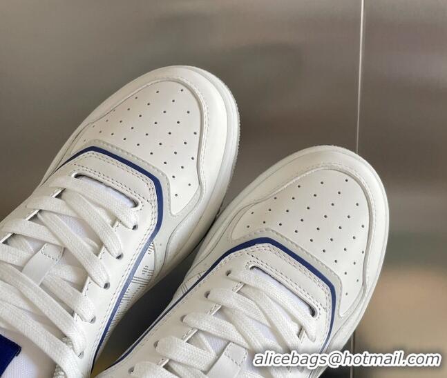 Sophisticated Dior B27 Low-Top Sneakers in Calfskin White/Blue 122666