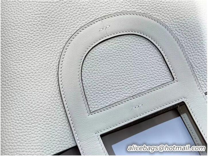 Famous Brand Hermes Original Togo Leather Bag H3602 White