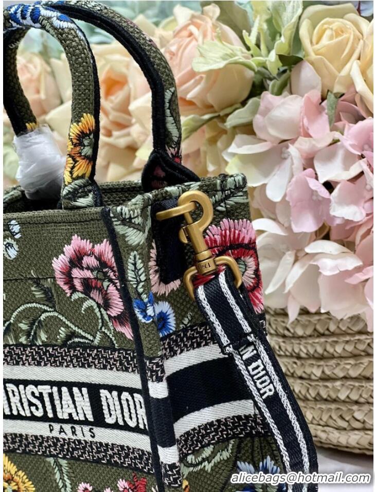 Buy Fashionable MINI DIOR BOOK TOTE PHONE BAG Embroidery S5555CES-5